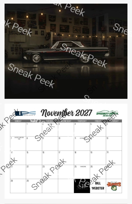 2027 Street Machines of the 509 Calendar - Image 2
